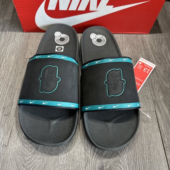 Seattle Mariners MLB Nike Offcourt Slide Sandal revive Shoes Men\'s 13 main image 4